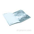 Manual de instrução dobra e imprime o folheto para produtos